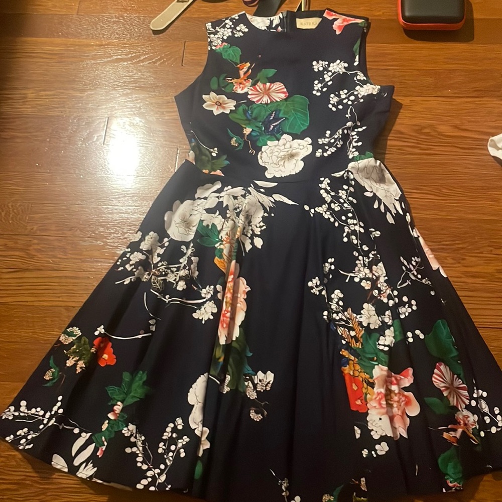 beautiful floral printed dress